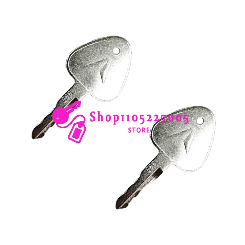 1/2/5/10/20PCS 888 Key Ignition Keys For  Heavy Equipment Backhoe Excavator Loader Start Switch
