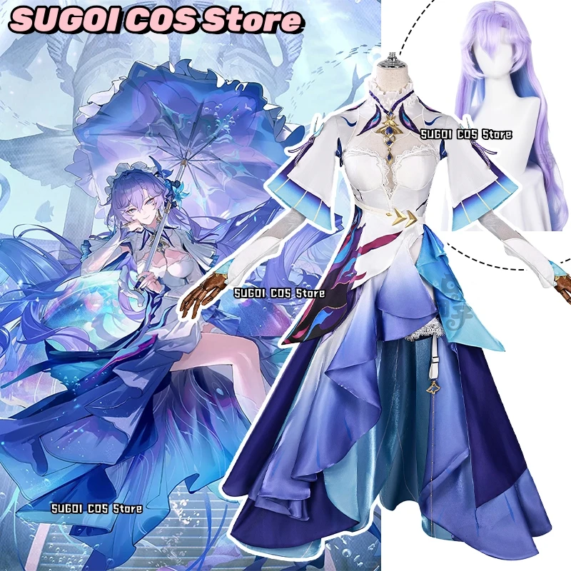 Новый персонаж В НАЛИЧИИ Wuthering Waves Cantarella Косплей Костюм Cantarella Полный комплект Униформа Аниме Наряды Парик Обувь Опора Костюмы