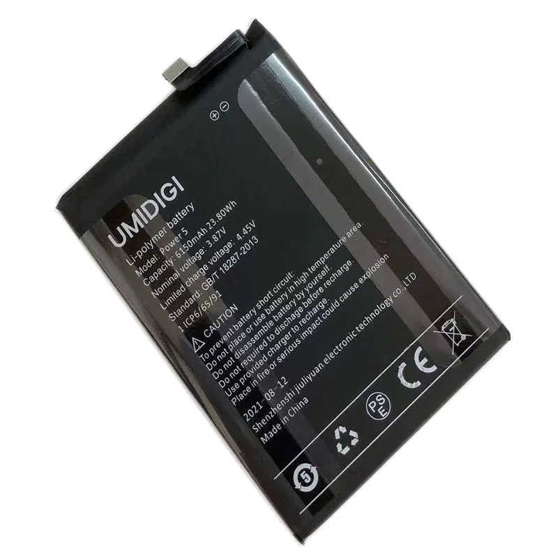 Roson For UMIDIGI Power 5S Battery 6150mAh 100% New Replacement Parts Phone Accessory Accumulators+Tools