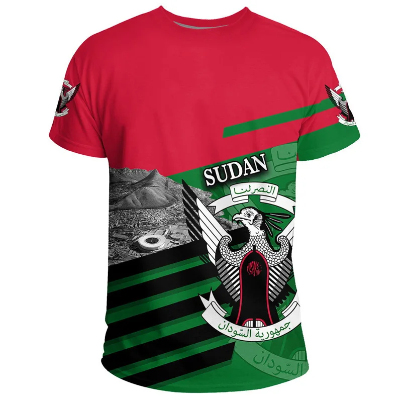 South Sudan Flag Graphic T Shirts Trendy 2024 Summer Sports Football Jersey Short-sleeved Tops Casual National Day Gift T-shirt