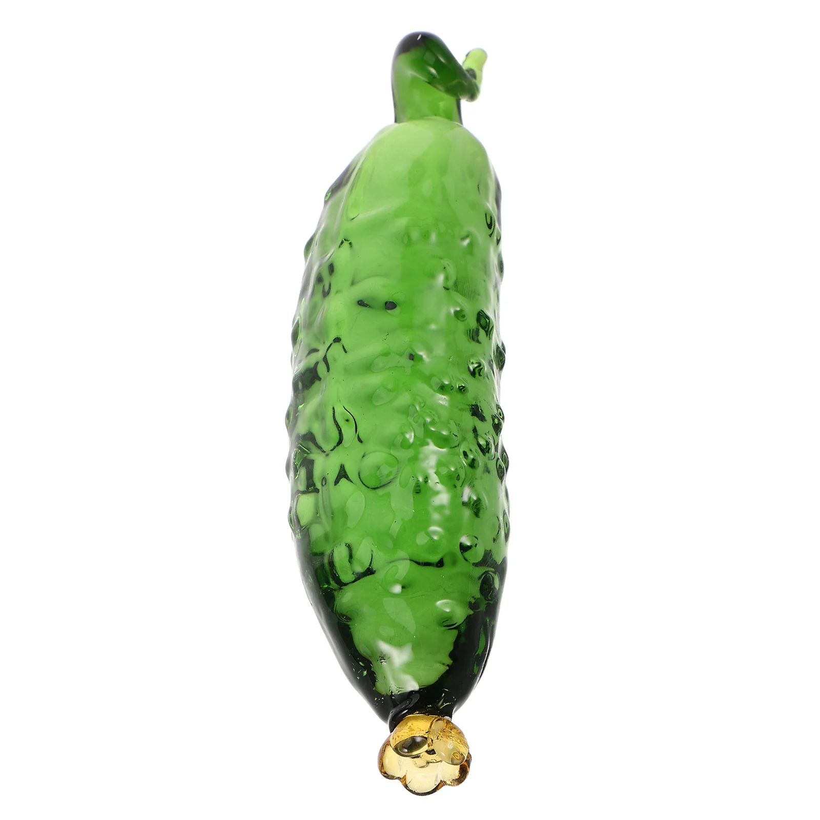 

Artificial Cucumbers Christmas Glass Vegetable Ornament Collectibles Decor Fruits for Decoration Fake Vegetables