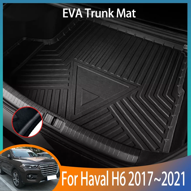 

Для Great Wall Haval H6 2017 2018 2019 2020 2021 MK2 аксессуары автомобильный коврик в багажник из ЭВА напольный поднос вкладыш грузовой багажник Carpe водонепроницаемый