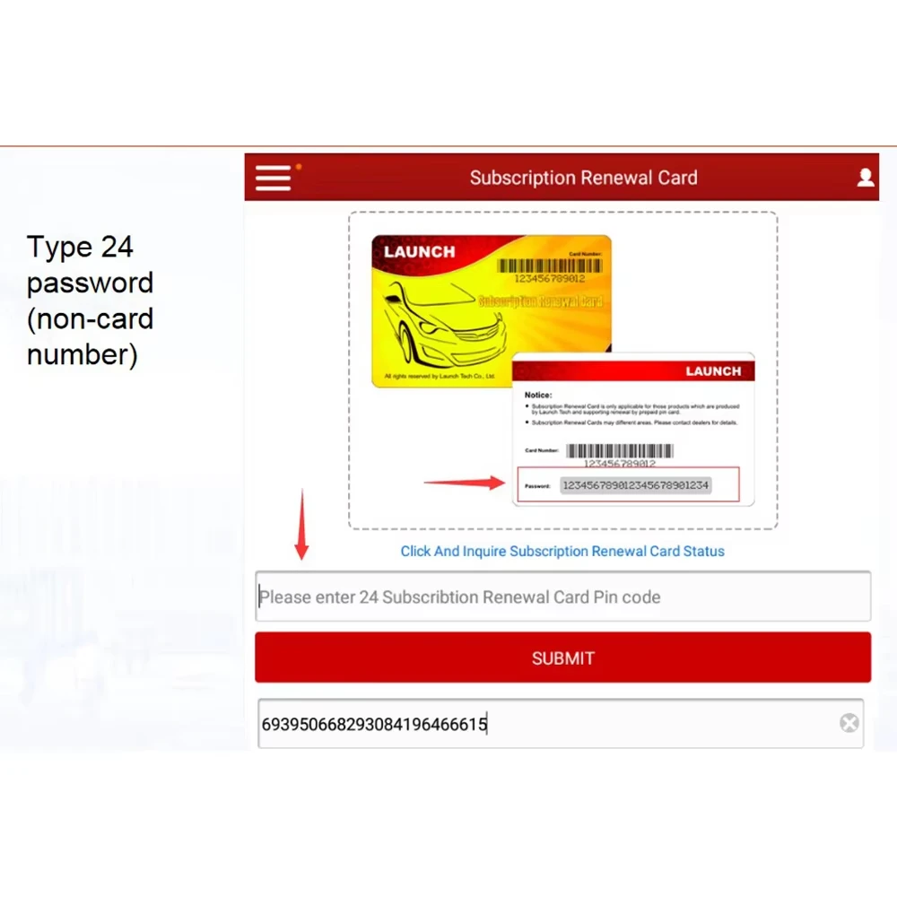 2 Years For Launch X431 Pad V Elite ,Pro3s+ eliteActivation/Renewal of immo Vehicle sofeware(anti-theft family bucket )