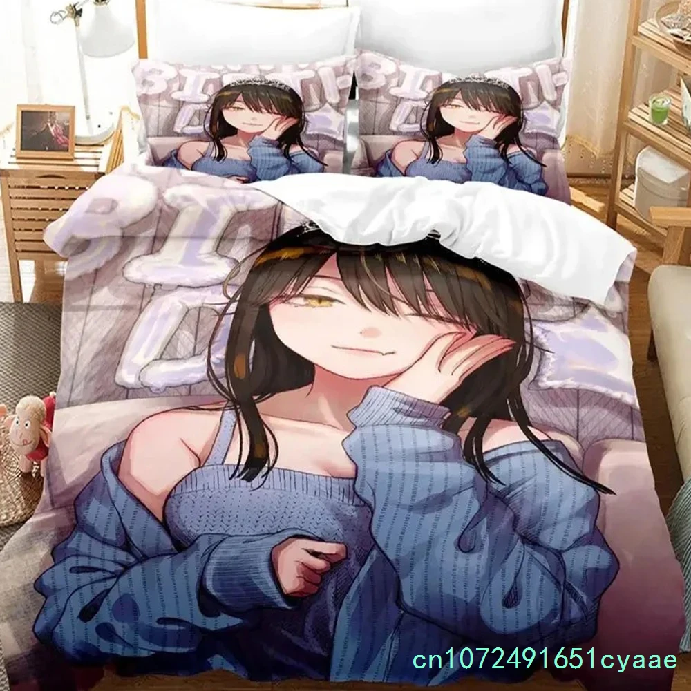 Juego de Ropa de Cama de Anime con Diseño de Hombre de Hielo y Su Genial Colega, para Niños y Niñas, Tamaño Individual y Matrimonial, Funda de Edredón y Funda de Almohada para Niños y Adultos
