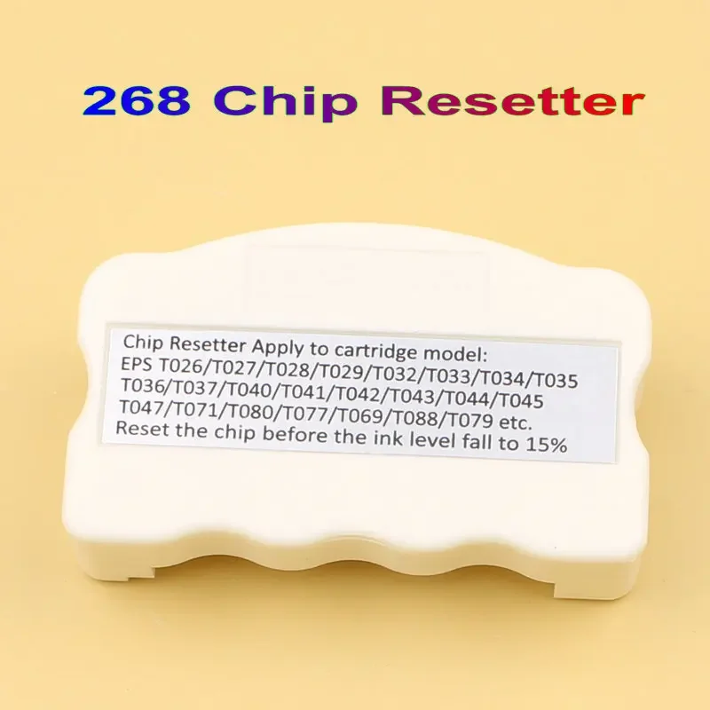 268 Printer Refill Ink Cartridge Chip Resetter to Reset For Epson 7-PIN and most 9-PIN 7 Pin Chip Reset 9 Pin Ic Recet Cartridge