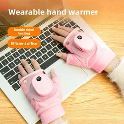 Smart Skiing Heated Gloves Winter Warm Outdoor Non-slip Heating Gloves Motorcycle Riding Electric Heated Skiing Gloves Accessory