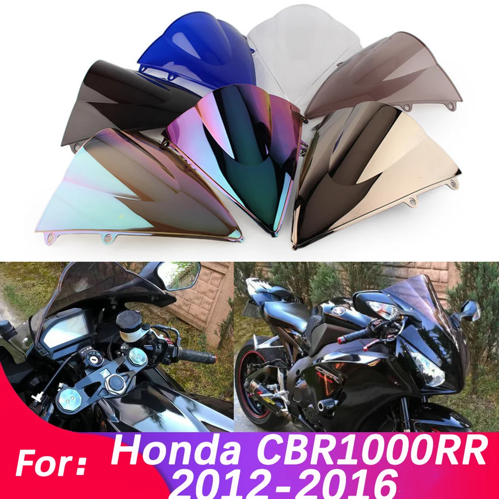 Windshield For Honda CBR1000RR CBR 1000 RR 1000RR 2012-2016 Double Bubble WindScreen Motorcycle Accessories Fairing Deflector