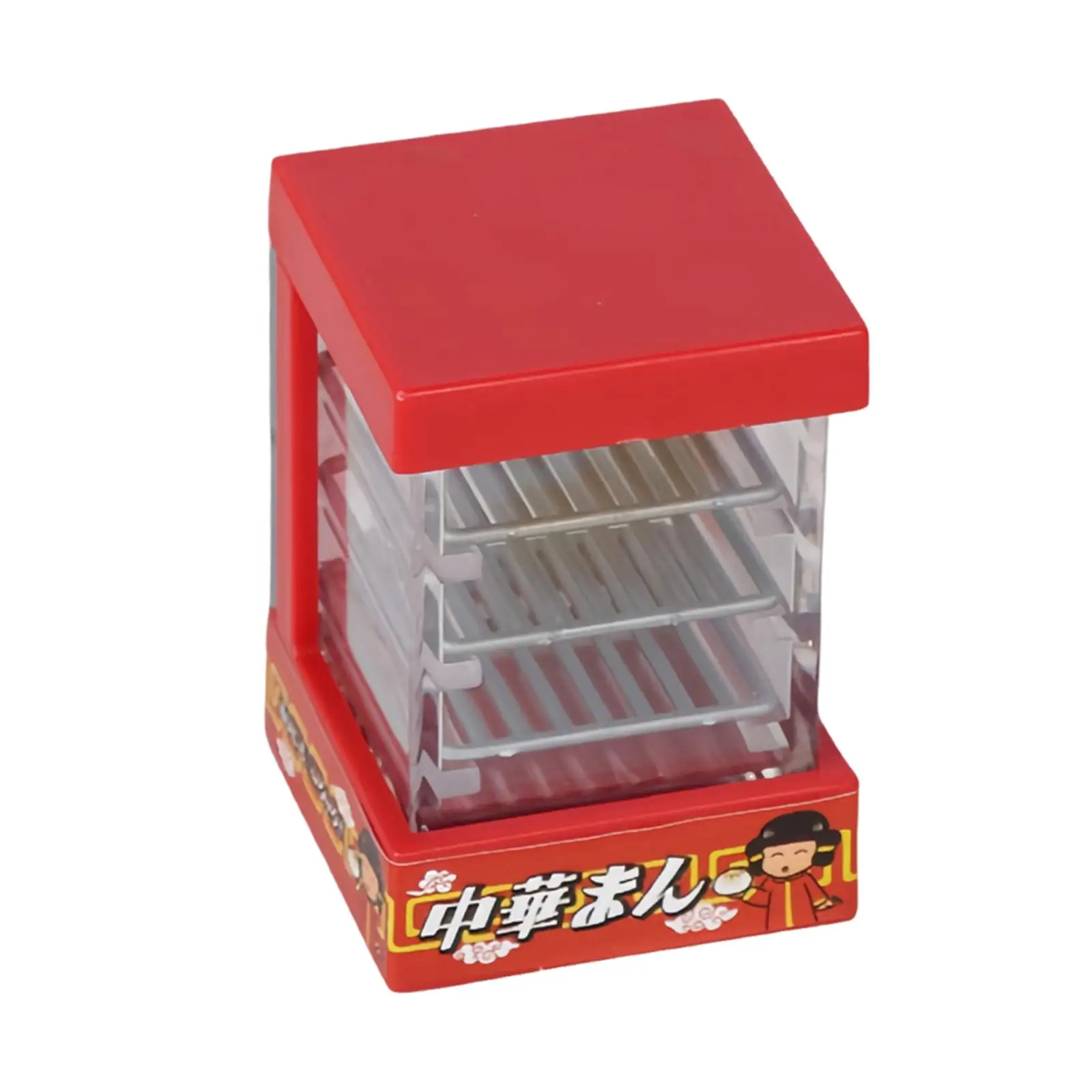 

1:12 Scale Dollhouse Food Cabinet, Life Scene Simulated DIY Projects Micro Landscape Miniature Food Showcase, Display Cabinet
