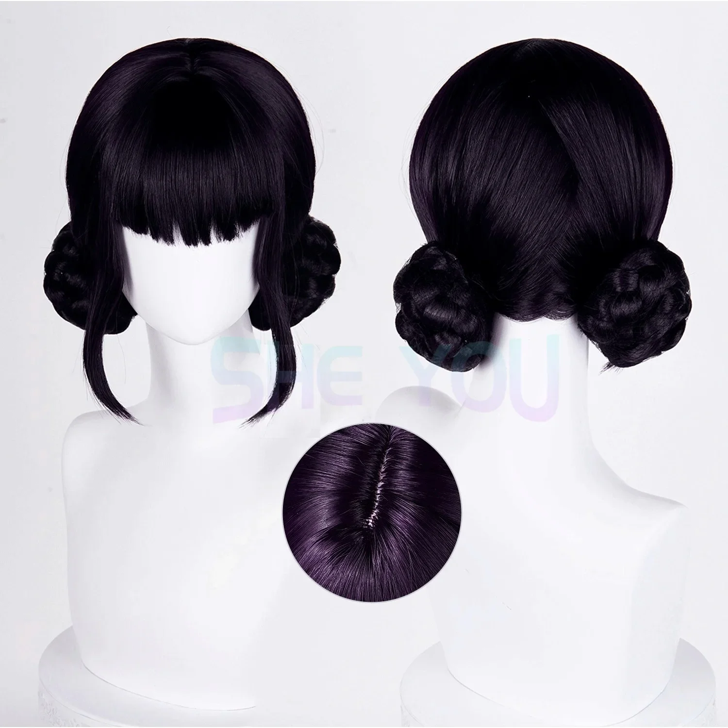 KPop Huntrix Rumi Mira Zoey Cosplay Pruik Vrouwen Meisjes Halloween Party Rollenspel Pruiken Hittebestendige Synthetisch Haar + Pruik Cap