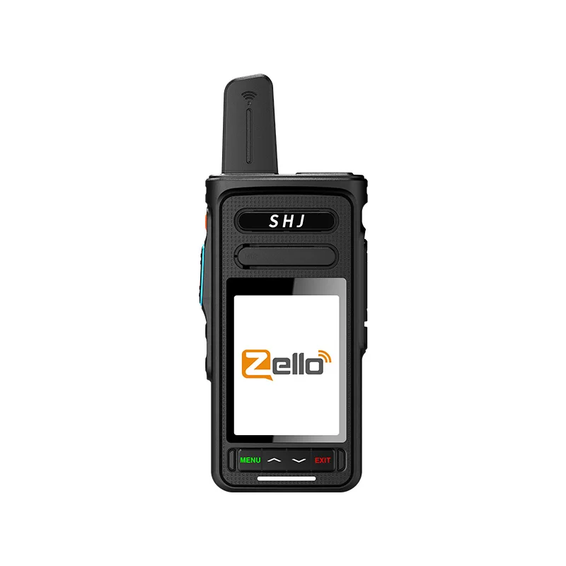 zello walkie-talkies Smart 4G POC Radio: شاشة 2.4 بوصة، Android 8.1، نطاق 100 ميجا، يدعم SIM/WiFi/Bluetooth.