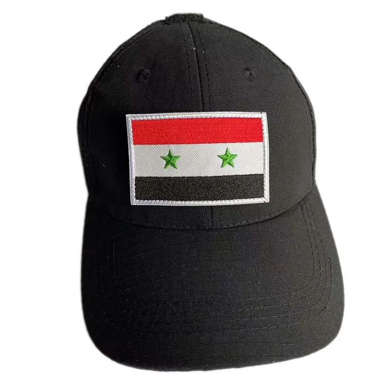 2CPS Syrische Embleme Syrische Flaggen-Stoffapplikationen Stickerei-Hookandoop-Aufnäher Militäraufkleber Taktische Abzeichen für Kleidung – Detail 1