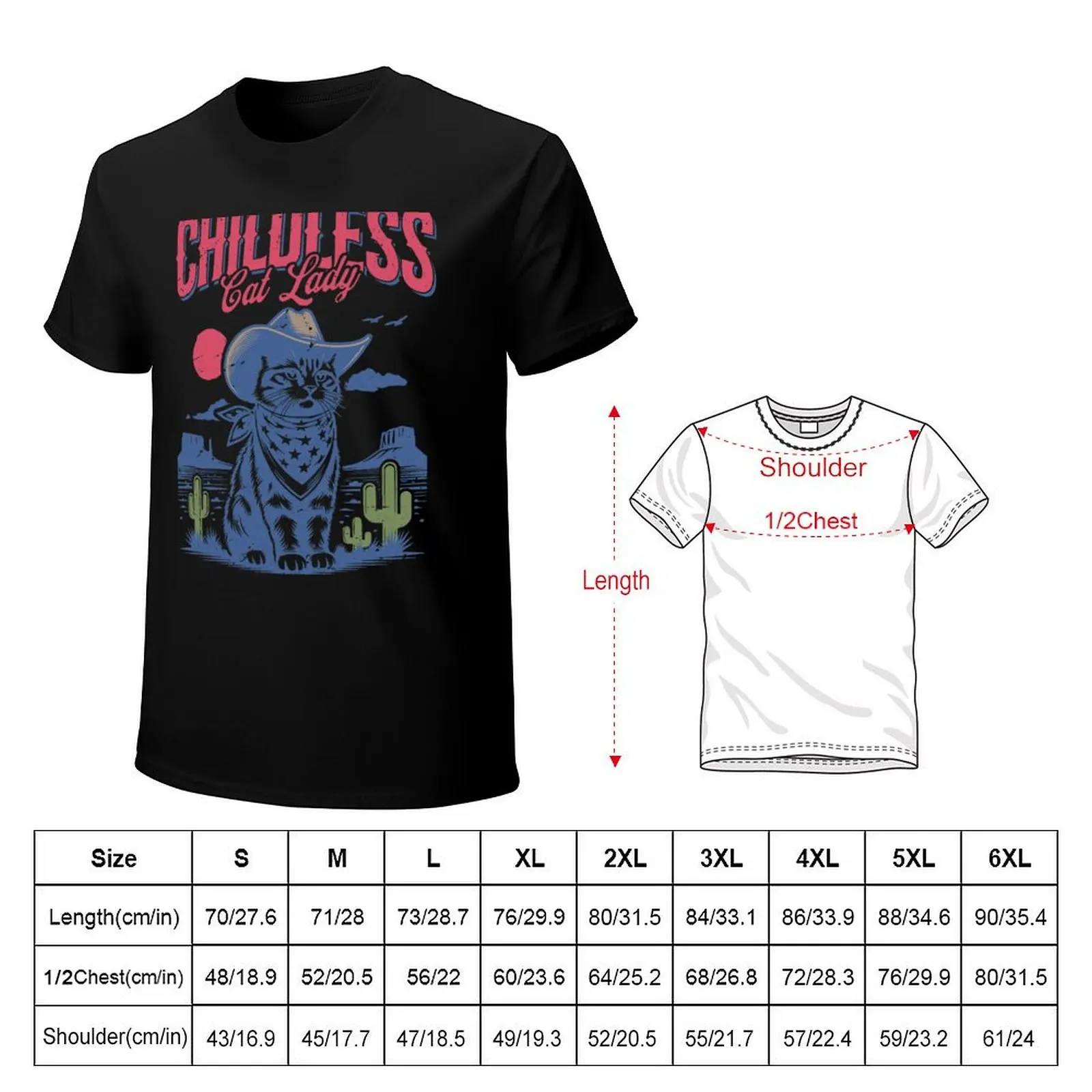 Childless Cat Lady For Kamala Harris 2024 Cat Lover Cowboy Kamala T-Shirt Urban Casual Loose Fit Tee