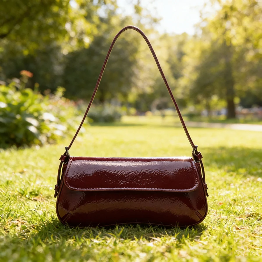 

ZR Home Флип Ретро сумка подмышки, сумки с верхней ручкой для женщин Роскошные сумки Дизайнерские винтажные сумки на ремне