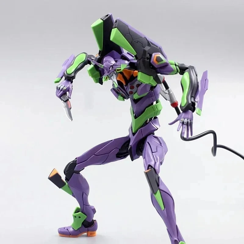 Rg Evan Gelion Model Kit 1:144 Evan Gelion Action Figure Anime Collectble Eva 01 Assembly Kit Mobile Suit Mecha Kits Toys Gift