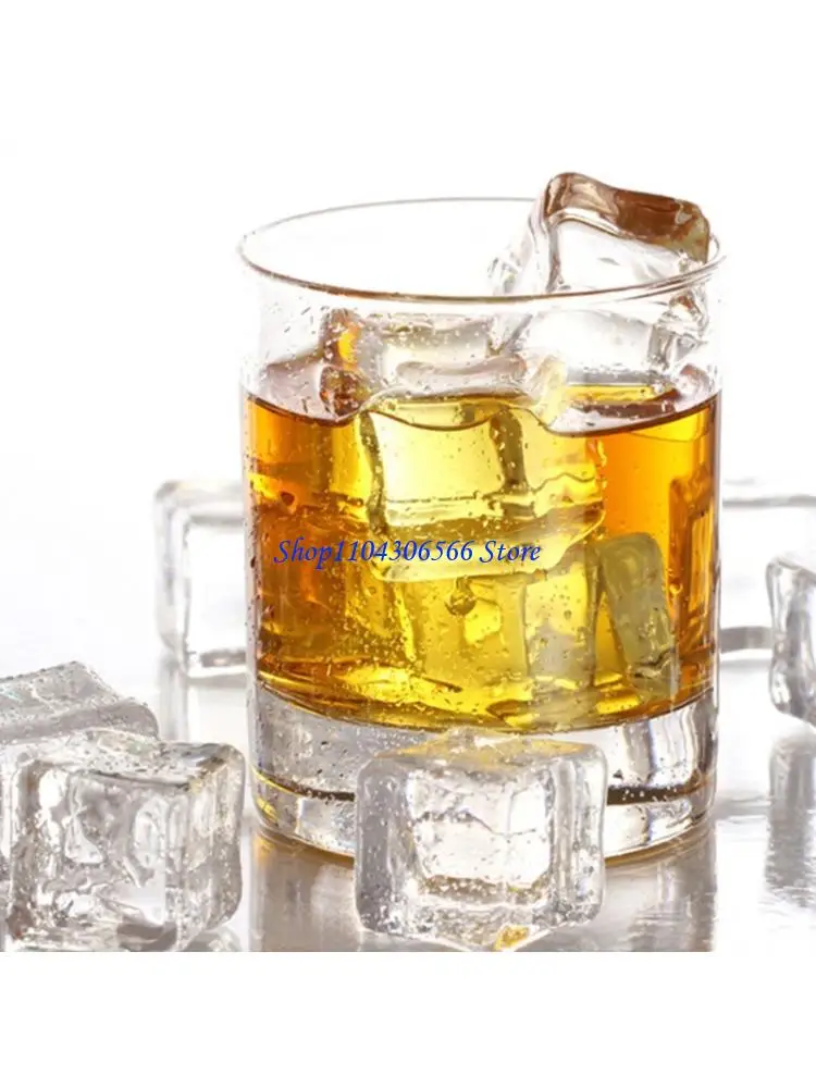 02DD Props Acrylic Simulated Ice Cubes For Social Media Content Creation