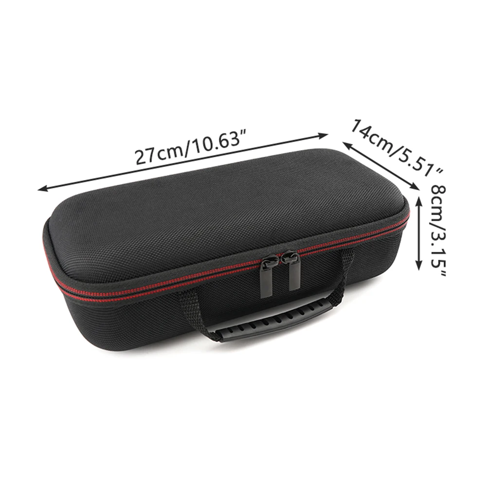 حقيبة سفر محمولة باليد بميكروفون مزدوج مع سحاب غطاء إيفا صلب حقيبة حمل محمولة باليد حقيبة حمل ميكروفون مزدوج لميكروفونين لاسلكيين