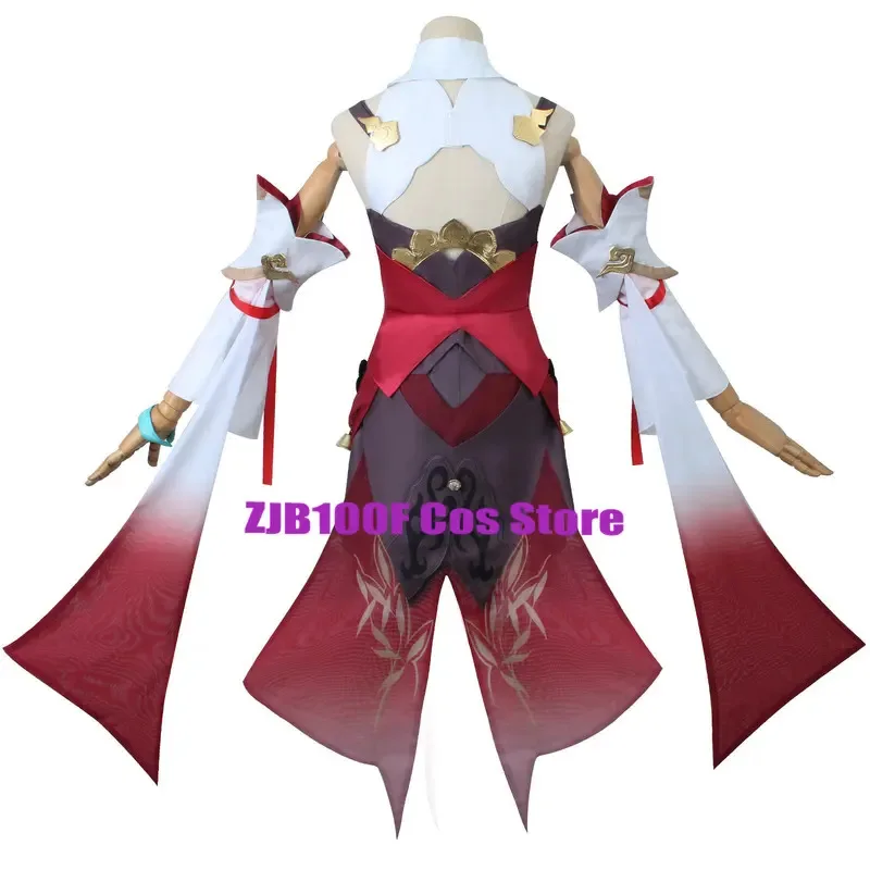 

ss23Game Honkai Star Rail Tingyun Costume Honka Ting yun Dress Cosplay Tail Headwear Halloween Carnival Prop