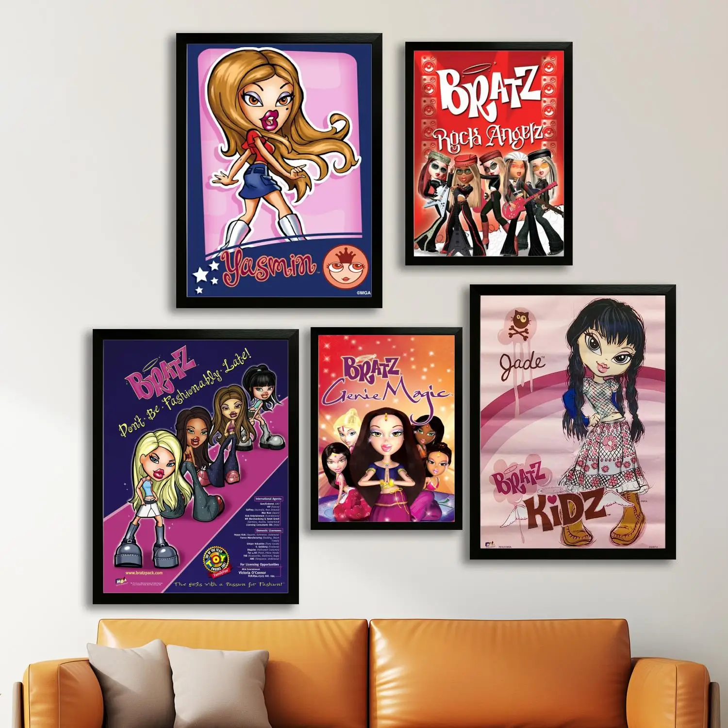 bratz Canvas Art Poster and Wall Art Picture Print, Modern Family Bedroom Decor Posters,Decorative painting