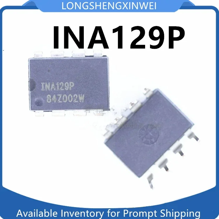 1PCS Original INA129 INA129P INA129PA  Instrument Amplifier Package DIP-8  in Stock
