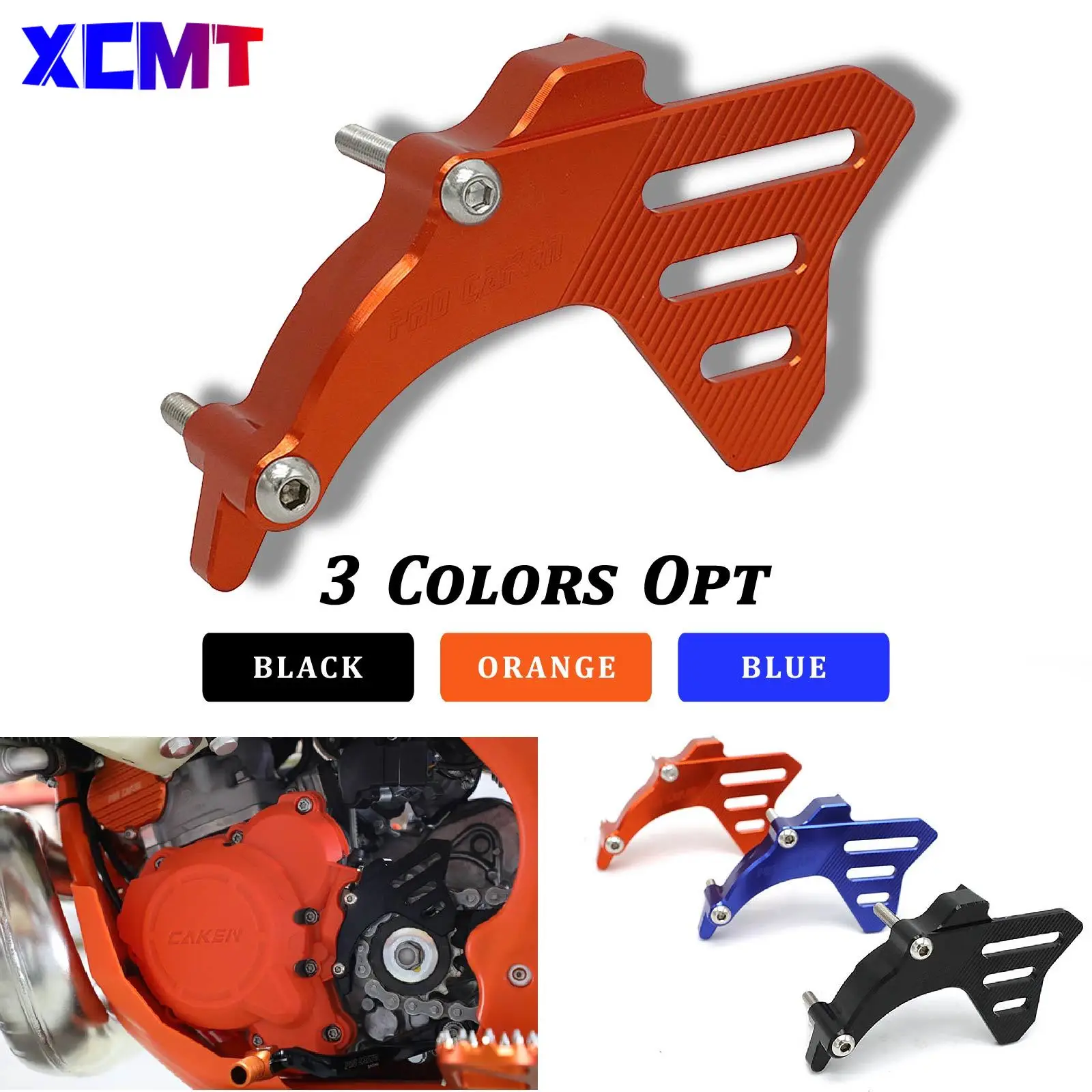 

For KTM SX SXF EXC EXC-F XC XCF XCW TPI FC TE TX 250 300 350 2017-2022 Front Sprocket Cover Case Saver Protector Chain Guard