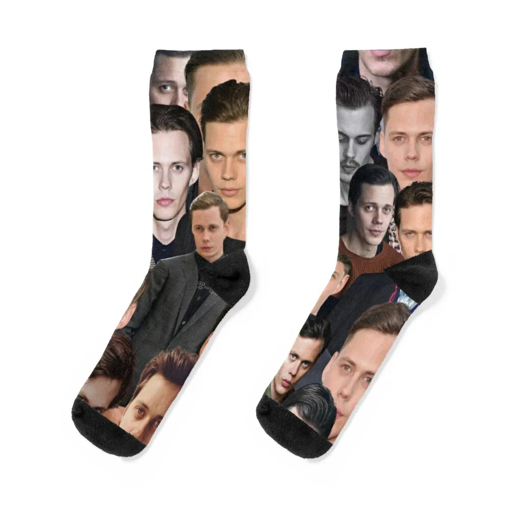 Bill Skarsg?rd Photo Collage Socks Lots gym Socks Men's Women's