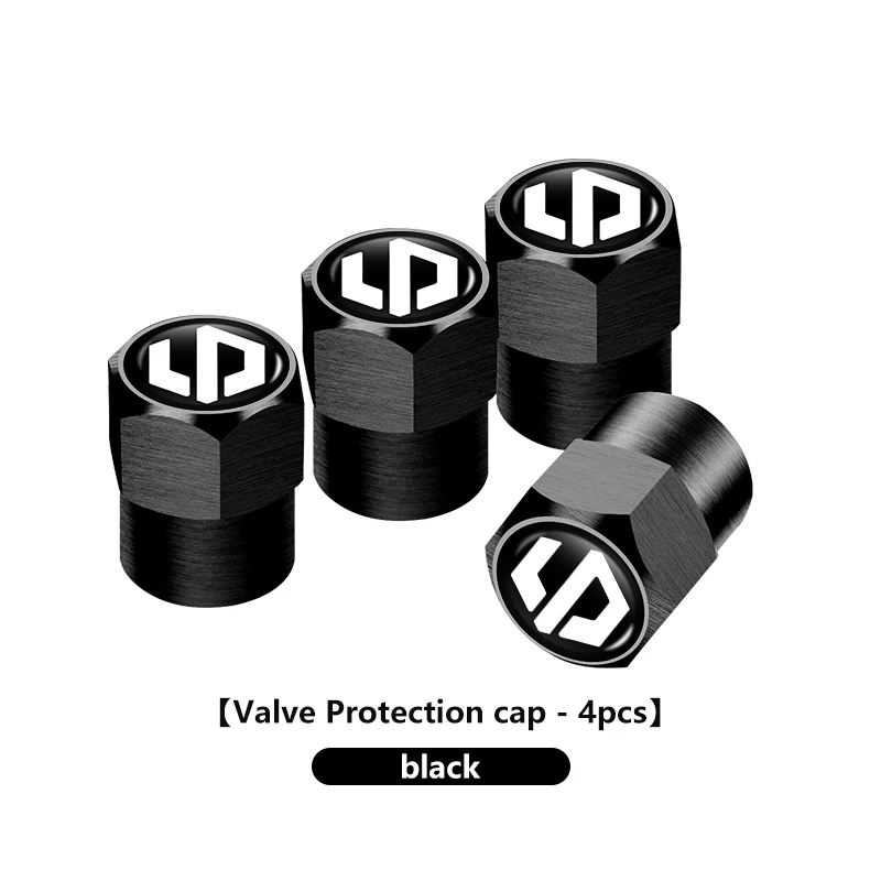 Vehicle Tyre Air Valve Stem Caps 4Pcs Alloy Dustproof Protective Cover For Leapmotor C10 C11 C01 T03 C16 Auto Wheel Exterior Sty