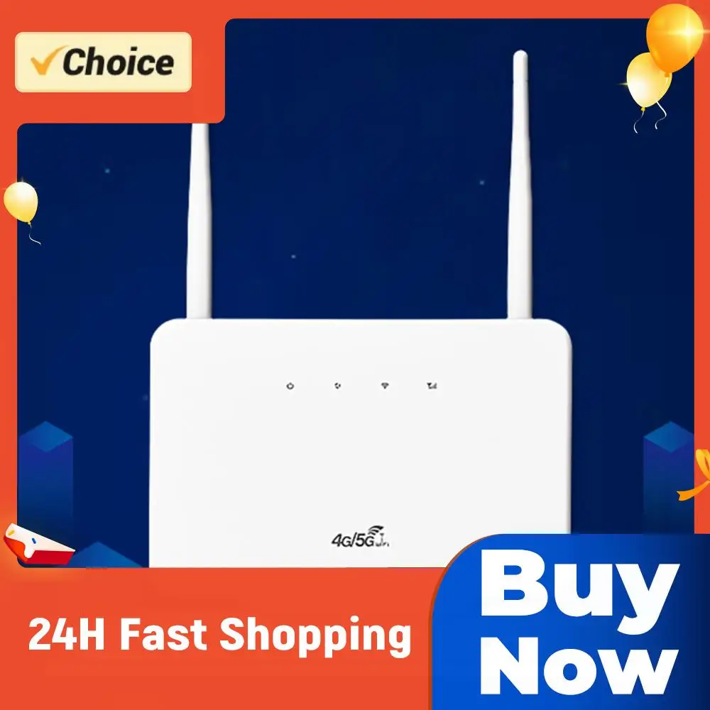 

4G LTE CPE Router Modem External Antenna 4G Router Wireless Modem with Sim Card Slot EU Plug for Home Travel Work