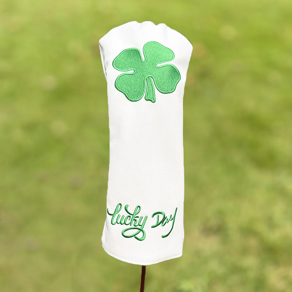 1pc/4pcs Four-leaf Clover Golf Club Head Cover - Durable, Waterproof And Secure, Golf Accessories