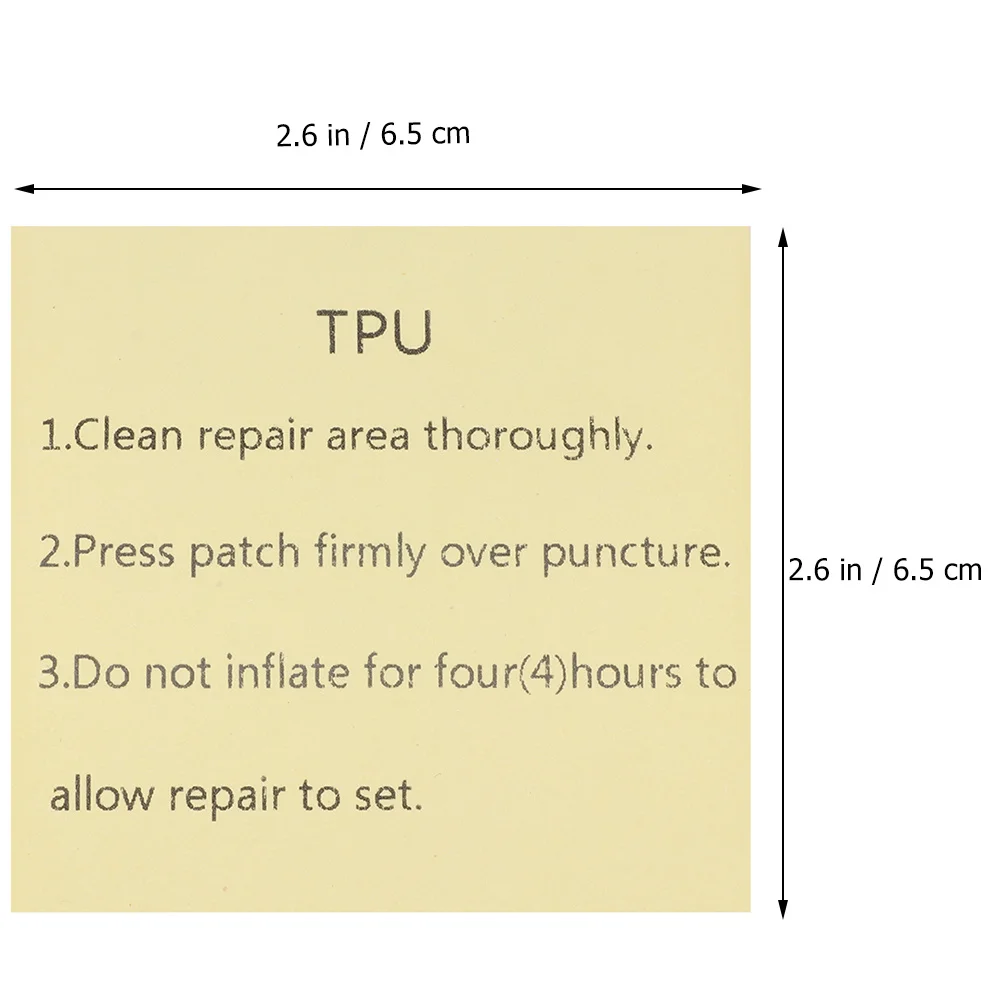 

2 set Inflatable Products Repair Patch Tpu Waterproof Adhesive Sheet For Swim Ring Tent Boat Mattress Umbrella Rainwear Camping