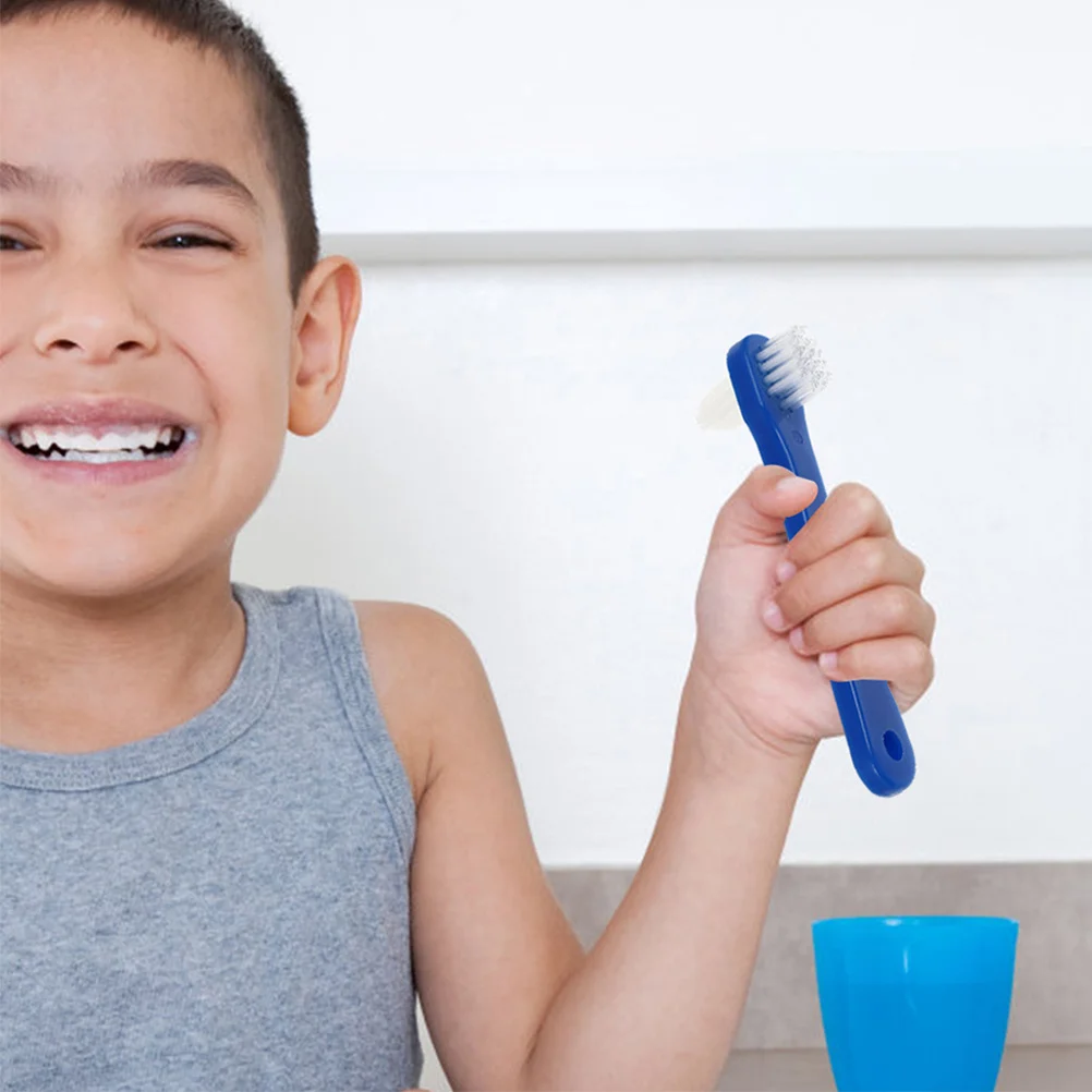 

8Pcs Dual Head Toothbrush Portable Travel Small Mini Double Ended Tooth Brush Soft Bristle Cleaner Kids Adults