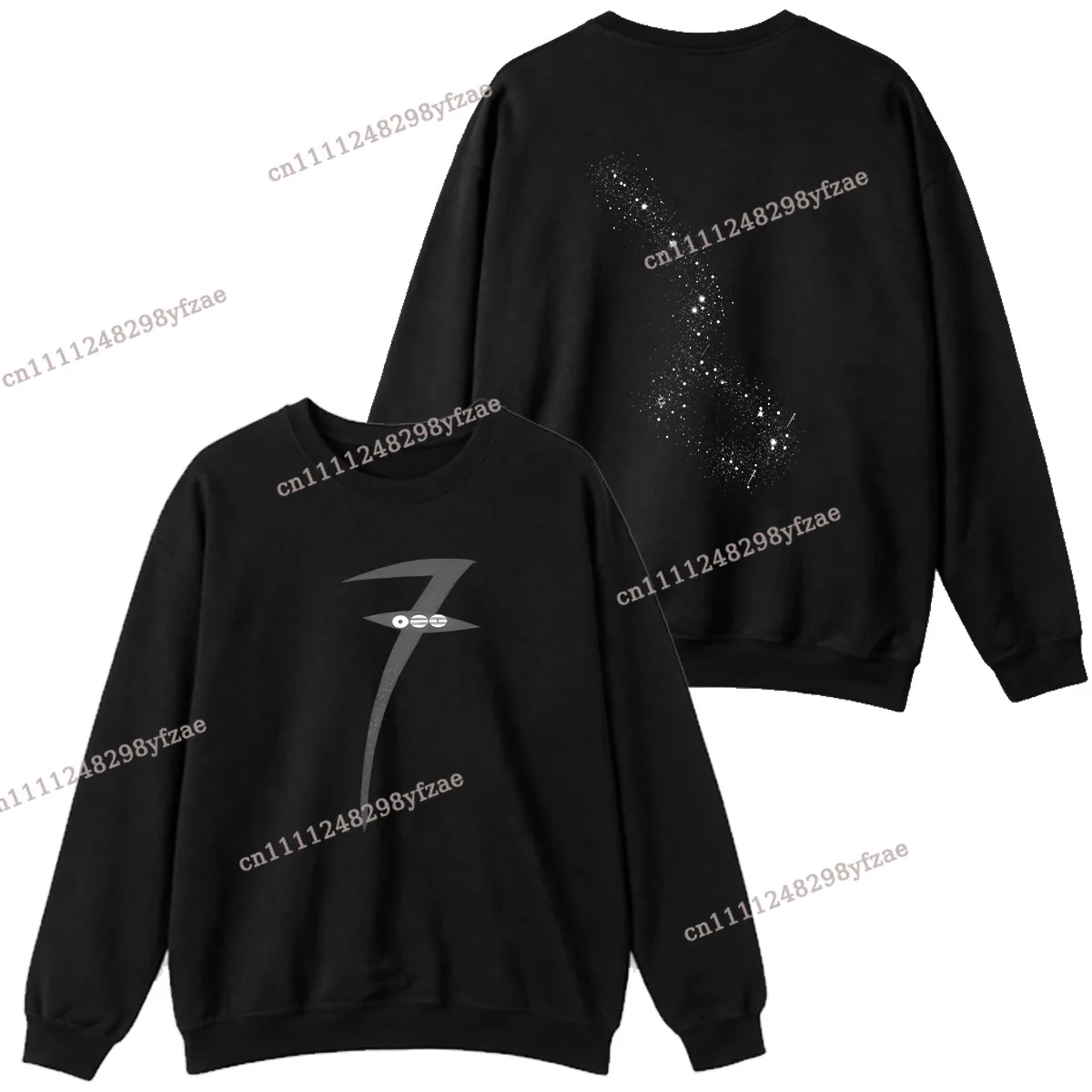 

2026 fashion new printed round neck hoodie with hat casual windbreaker jacket zipper jacket