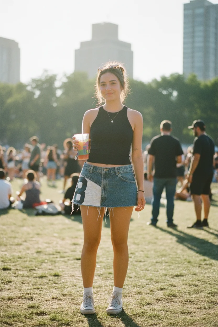 2026 mini falda sexy suelta casual para mujer falda estampada apliques denim gótico calle hip hop harajuku retro cintura alta