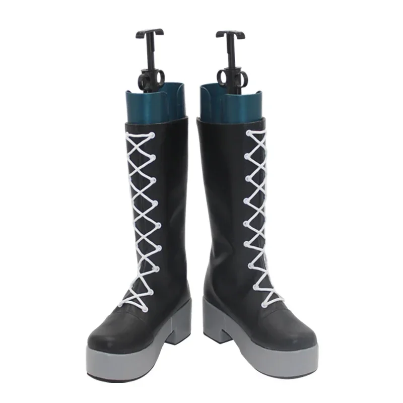 Arcobaleno Uni Cosplay Shoes PU Leather Shoes Halloween Carnival Boots Anime HITMAN REBORN Cosplay Props Custom Made