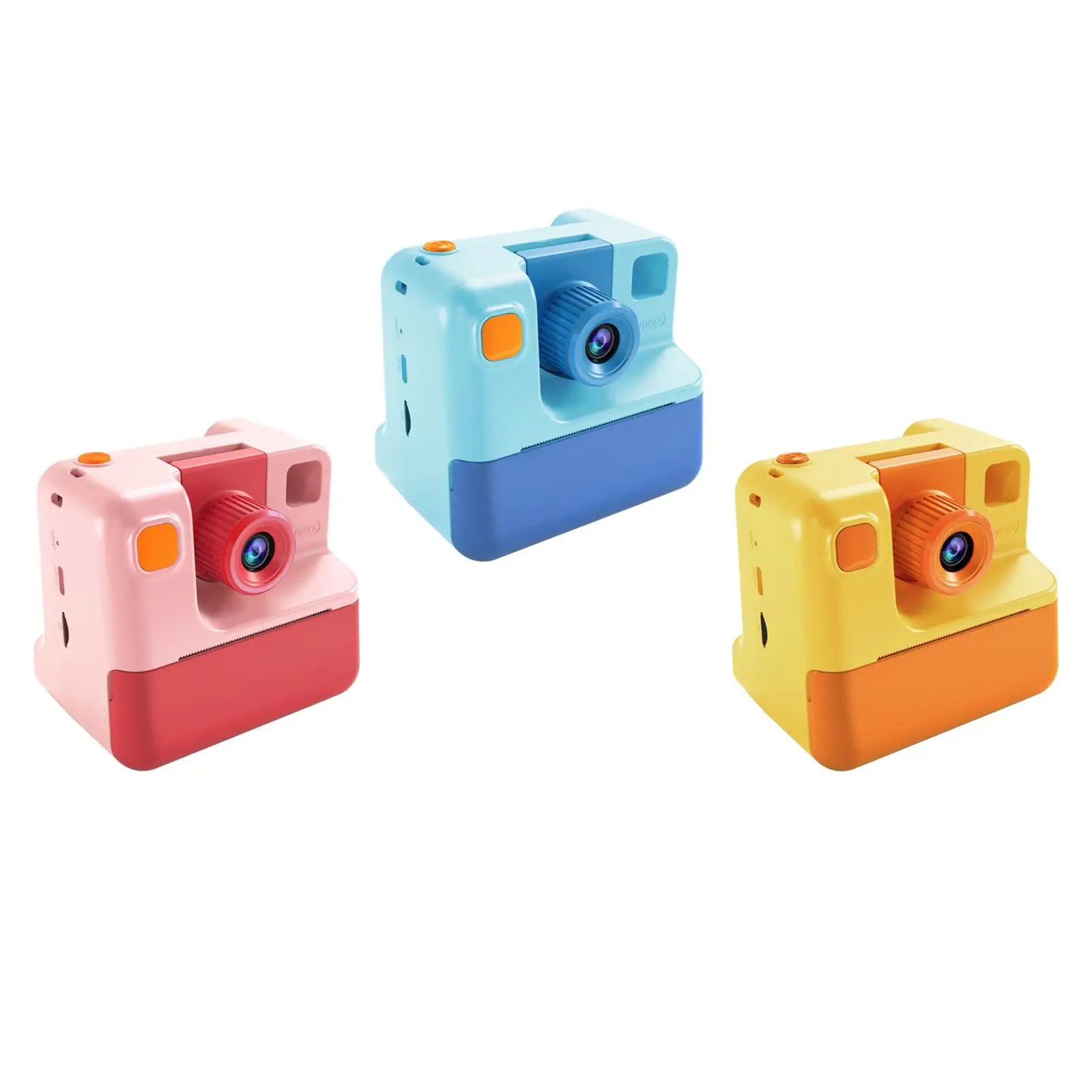 Kinder Instant Print Camera Video-Opname Creatieve Verjaardagscadeaus Dubbele Camera Kleine Stal Voor Kinderen Van 3 + Jongens En Meisjes