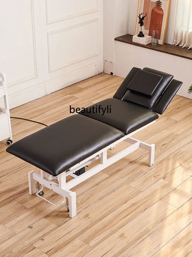 Electric Ridge Bed Massage Facial Bed Multi-Function Lifting Physiotherapy Bed Bone Setting Massage Couch Tattoo