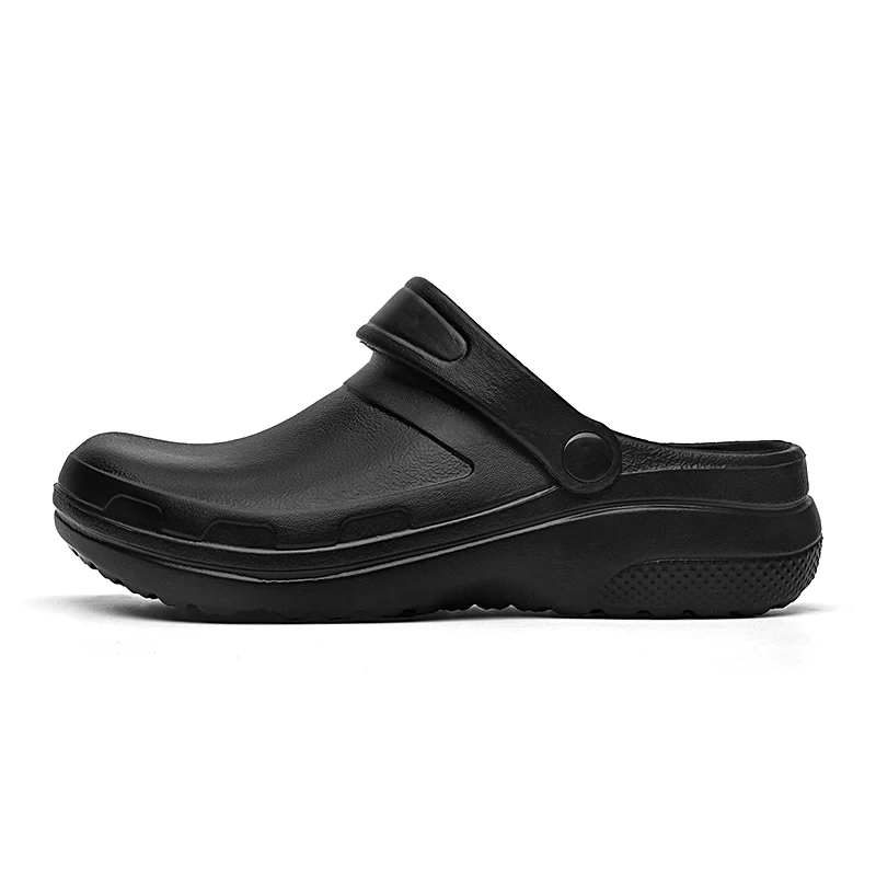 

Men's waterproof non-slip thick-soled chef shoes, suitable for gardening, fishing, outdoor and indoor use, soft and comfortable