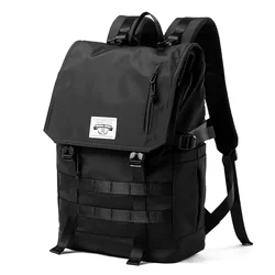 Mochila escolar grande para hombre, morral de viaje de 17 pulgadas, de tela Oxford, para ordenador portátil, 2023