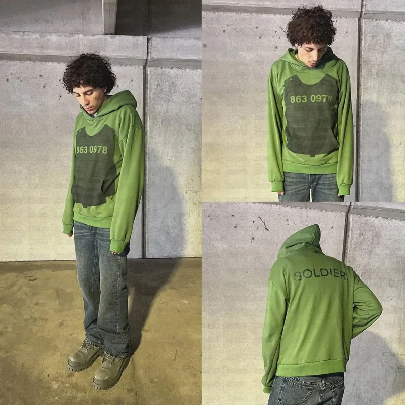 Vintage Y2K Personalized Gothic Street Letter Harajuku Hip Hop Hoodie Hoodie Hoodie