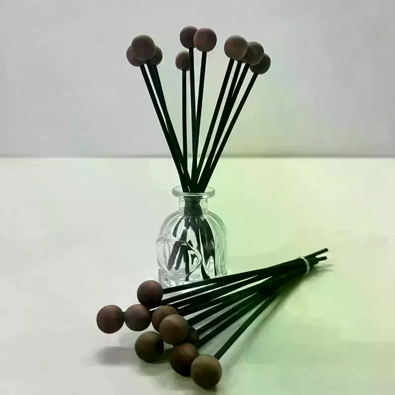 Hot Sale 10Pcs Natural Fiber Reed Diffuser Sticks Replacement Fragrance Sticks For Home And Office Aromatherapy