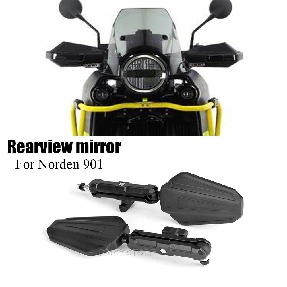 For Husqvarna Norden 901 norden901 NORDEN 901 Motorcycle Universal Adventure Side Mirrors Adjustable rearview mirror