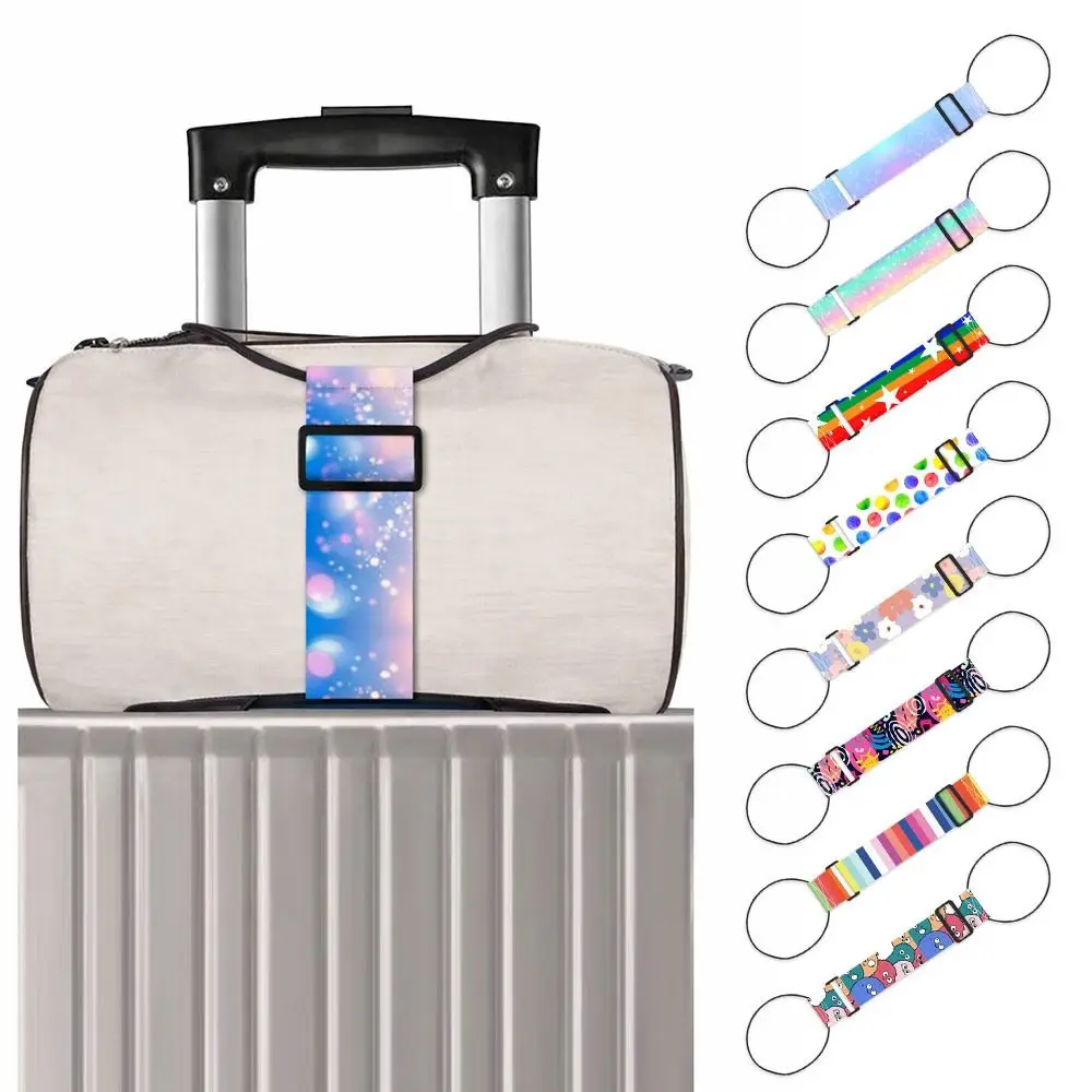 New Colorful Luggage Elastic Strap Reusable Adjustable Luggage Connector Straps Travel Suitcase Fixed Strap Luggag Accessories