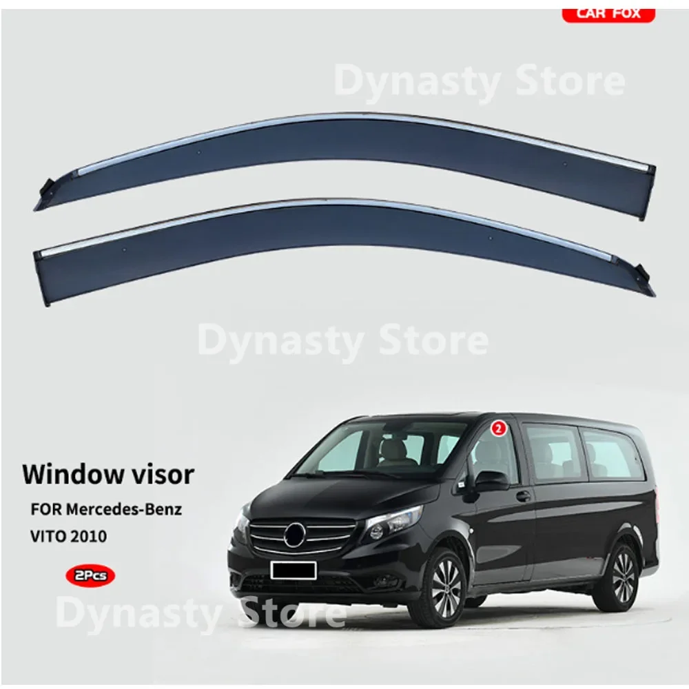 Car Window Visor Waterproof Protect Sunny Rainy Shelter Auto External Accessory For Mercedes Benz V-Class VITO