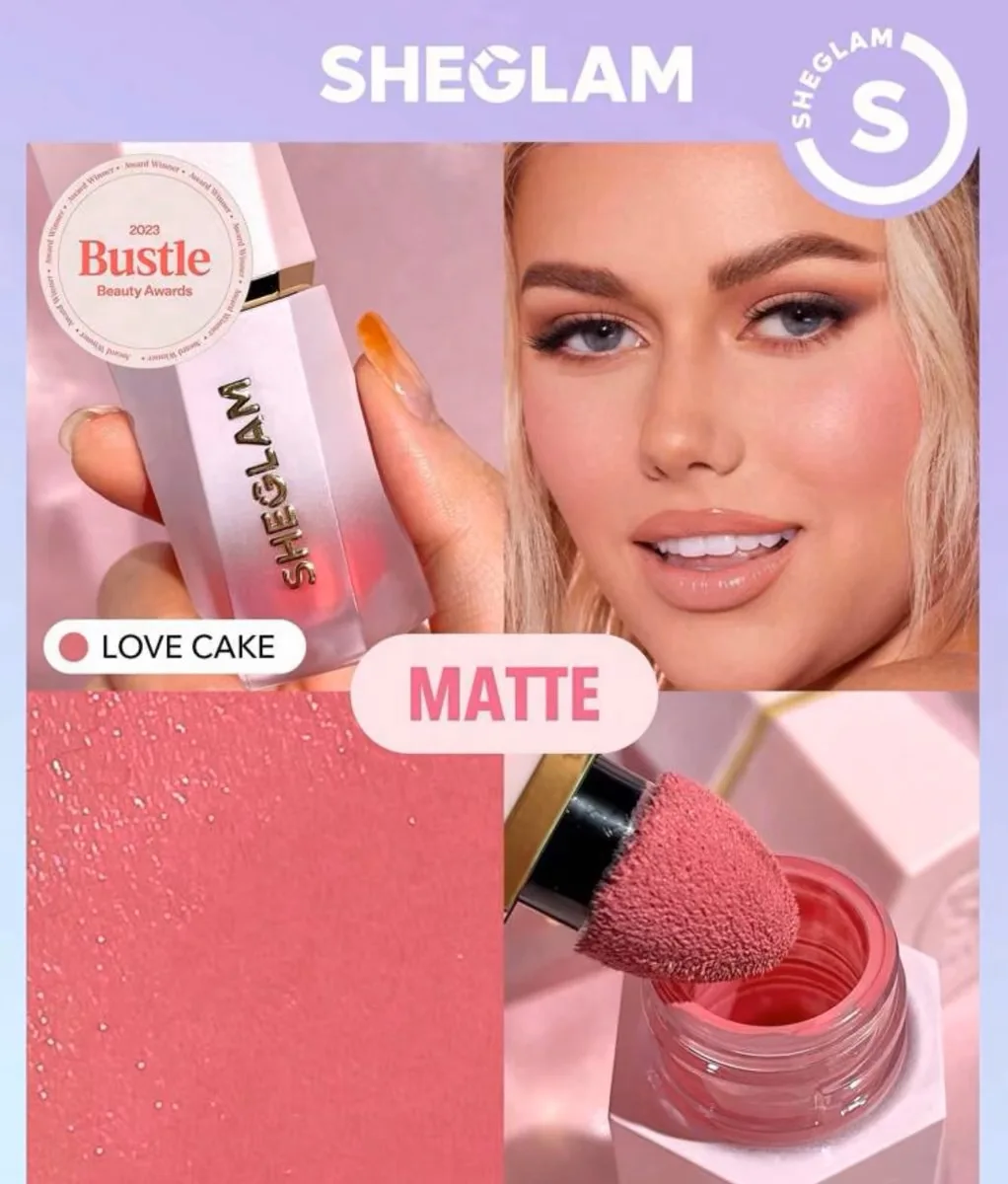 1 stks groothandel sheglam make up Vloeibare borstel Blush Facial Voedende Blusher Gel Crème multifunctionele Lipgloss Make Blush