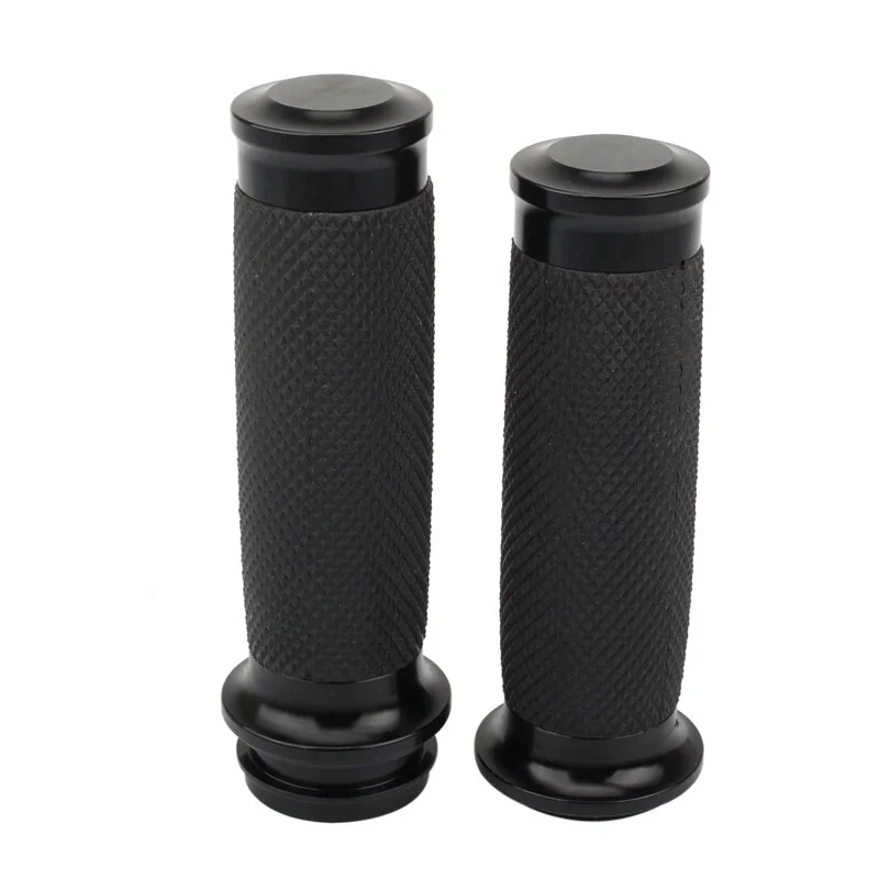 25MM Motorcycle Black Handlebar For Harley Sportster XL 883 1200 Touring Dyna Softail Road King Handle Bar Grips