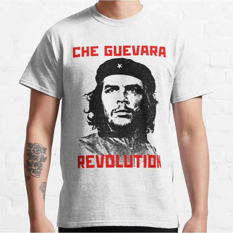 

Che Guevara Revolution 1206 Cuba leader gift t shirt for man 100% cotton print clothes Men's All size S-6XL Tops