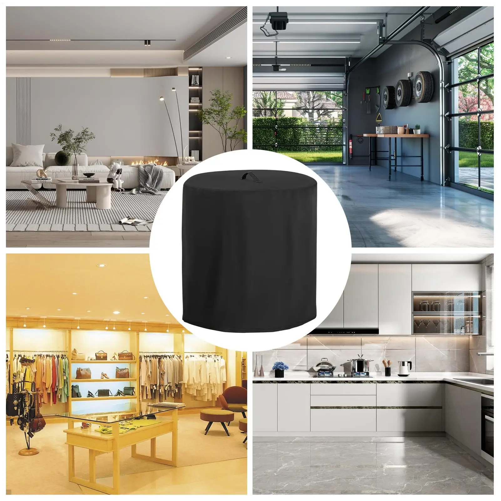 غطاء لمتجر المكنسة الكهربائية، غطاء المكانس الرطبة والجافة، حقيبة حماية خفيفة الوزن مقاومة للماء مع رباط قابل للتعديل للمنزل #5