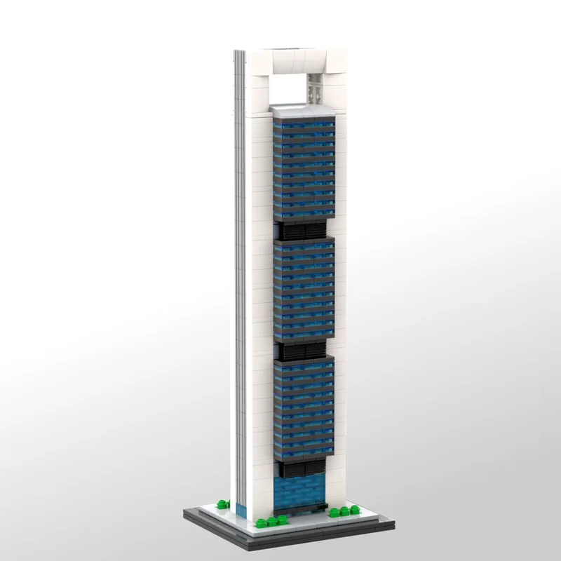 Custom MOC Building Block Toy Skyscraper Series model 1027pcs Creative holiday gift for everyone
