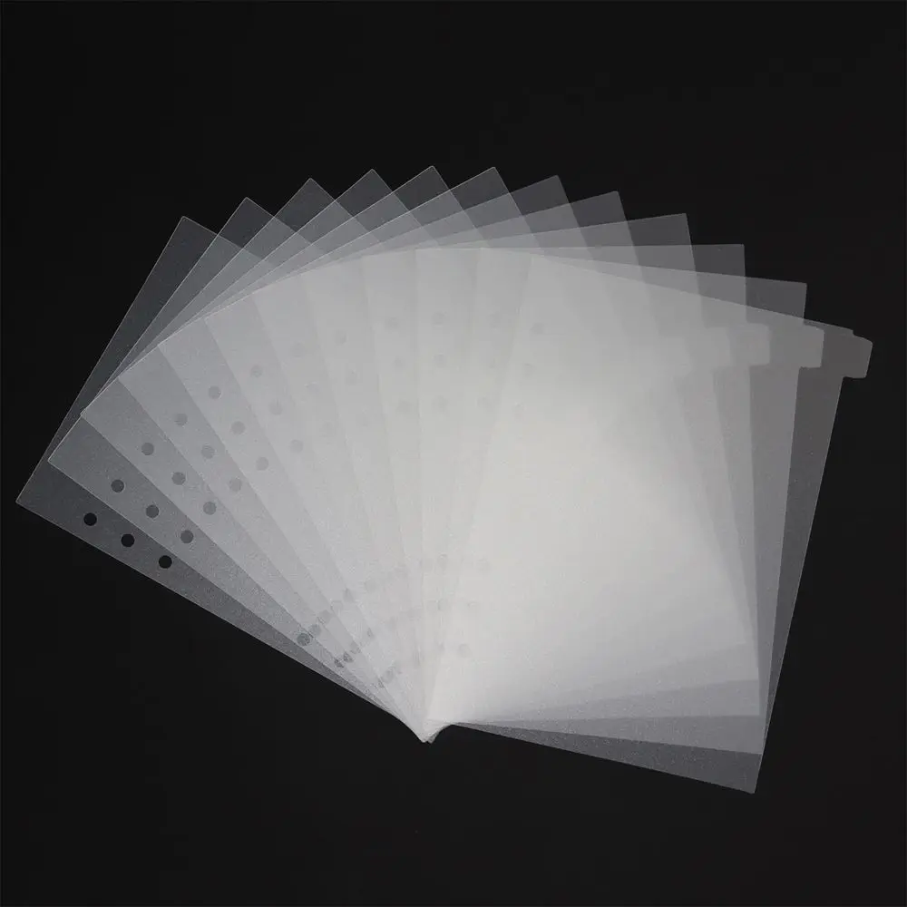 Separator Page Notebook Sticker Binding Supplies Diary Book Sticker Page Dividers Binder Index Dividers Binder Index Separator