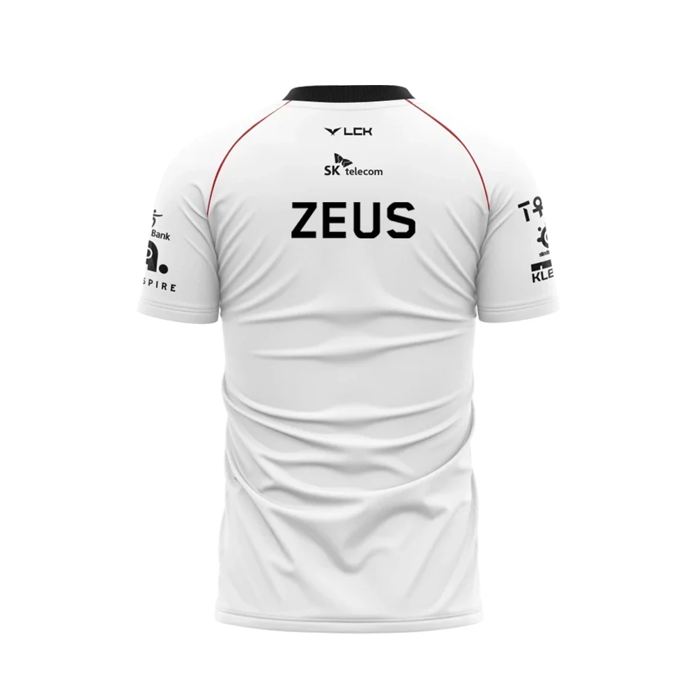 2024 New T1 E-sports Club Global Finals Limited Jersey League Of Legends T1 Team Support Uniform Esport Game Unisex Clothes Tee