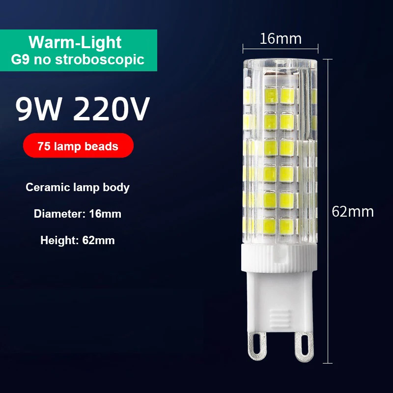

Лампа G9 Spotlight 5 Вт 7 Вт 9 Вт 12 Вт 15 Вт 220 В G9